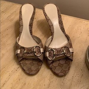 Vintage Gucci Slide Sandals monogram
